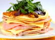 How To Make Baked Pancake With Cheese And Ham