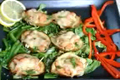 Potato Skins Stuffed with Baked Beans