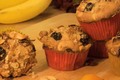 Banana Granola Muffin with Cashew and Cherries