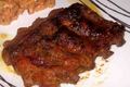 Barbecued Baby Back Pork Ribs