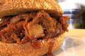 The Sexy Vegan's BBQ Fake-Meat Burger