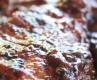 BBQ Pork Spareribs with Couscous Croutons
