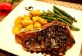 Black Magic Beefsteaks With Balsamic Dried Plum Sauce