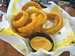 Beer Battered Onion Rings with Roasted Garlic Ranch Dip
