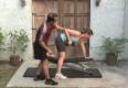 Beginner Exercises -Back - Dumbbell One Arm Row  