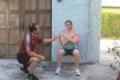 Beginner Leg Exercises - Fit Ball Squat 
