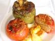 Bell Pepper Stuffed Quinoa with Mint Sauce Part 1 - Preparing the bell pepper and Quinoa