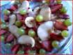 Berry Apple Raw Pie with Grapes