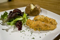 Baked Parmesan Chicken Tenders with Baked Potatoes
