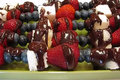 Betty's 4th of July Chocolate-Drizzled Fruit Skewers 