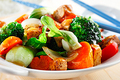 Tofu Black Bean Stir Fry