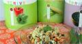 Black Beans Salad with Rice and Vegetables