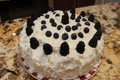 Cheryls Home Cooking - White & Blue Coconut Cake - Memorial Day