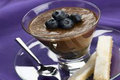 Blueberry Chocolate Mousse
