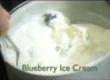 Homemade Blueberry Ice Cream