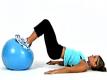 Bridge With Exercise Ball