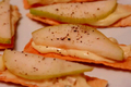 Brie With Pear And Black Pepper Party Snack
