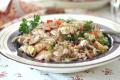 Brown Rice and Chicken Salad with Wine Dressing
