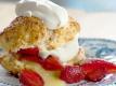 Brown Sugar Shortcakes With Strawberries And Brown Sugar Cream