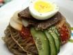 Korean Food: Spicy Cold Buckwheat Noodles (비빔 냉면)