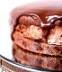 Brownie Lce Cream Sandwiches With Caramel Sauce