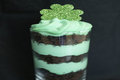 Brownies With Whip Cream And Oreos | St. Patrick's Day