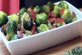 Brussels Sprouts with Onion and Veg Bacon