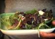 Goat 's Cheese, Beet and Mixed Green Salad with Candied Walnuts and Balsamic Dressing