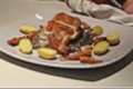 How To Make Panfried Chicken With Mushroom Sauce And Caramelized Carrot And Onion