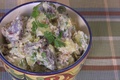 How To Make Colorful Potato Salad With Pickles And Celery