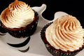 Carrot Pumpkin Cupcake with Maple Cinnamon Frosting