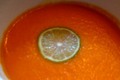 Raw Carrot And Lime Soup