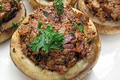 How To Make Low Carb Cauliflower Salad With Stuffed Mushrooms