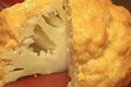 Steamed Cauliflower with Baked Mayo and Cheese Sauce