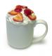 Chocolate-Dipped Strawberry Microwave Mug Cake 