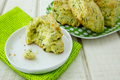 Easy St. Patrick's Day Recipes - Dye Free Cheddar Cheese Green Scones