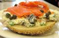 How To Make Cheese And Salmon Bagel