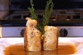 Cheese & Fruit Stuffed Chicken in Cider Sauce paired with Kim Crawford Sauvignon