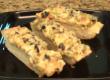 Baked Cheese, Olives and Onion on French Bread Appetizer