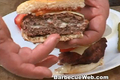 How To Make Cheese Stuffed Grilled Hamburger