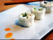 Cheesy Cucumber Roll in Rice Paper