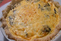 Cheesy Onion and Swiss Chard Quiche