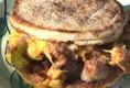 How To Make Cheesy Sausage And Egg Grilled Sandwich