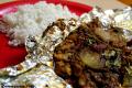 Chemmen Pollichathu (Kerala Style Foil Baked Prawns Masala) 
