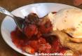 Grilled Chocolate Cherry Pie with Irish Cream