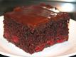 Cherry Chocolate Brownie Cake