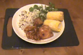 Chicken & Pork Combo in BBQ Sauce