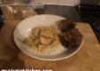 Chicken Korma Bhajis and Naan