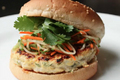 Spicy Thai Style Chicken Satay Burger