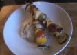 How To Make Chicken Skewers With Rice